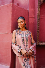 Load image into Gallery viewer, Dusky pink kaftan with cold shoulder sleeves