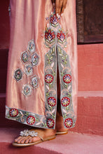 Load image into Gallery viewer, Dusky pink kaftan with cold shoulder sleeves