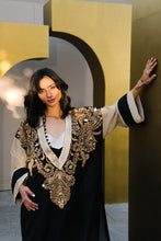 Load image into Gallery viewer, Layali black kaftan style