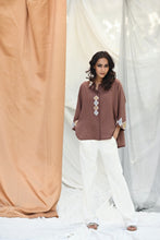 Load image into Gallery viewer, Gold & Silver Patch Work Shirt