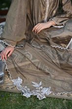 Load image into Gallery viewer, Olive kurta paired with cutwork dupatta
