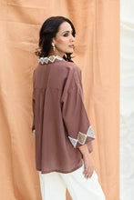 Load image into Gallery viewer, Gold & Silver Patch Work Shirt