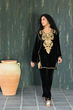 Load image into Gallery viewer, Black velvet set