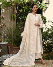 Load image into Gallery viewer, Ivory cutwork dupatta with kurta