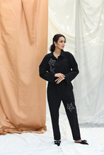 Load image into Gallery viewer, Star Set With Pants in Black (2 Piece)