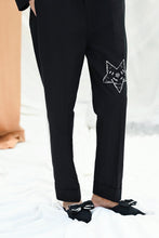 Load image into Gallery viewer, Star Set With Pants in Black (2 Piece)