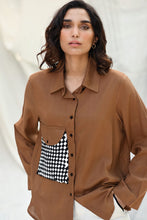 Load image into Gallery viewer, Black & White Check Pocket Shirt