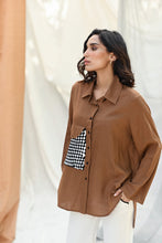 Load image into Gallery viewer, Black & White Check Pocket Shirt