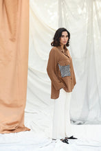 Load image into Gallery viewer, Black & White Check Pocket Shirt