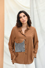 Load image into Gallery viewer, Black & White Check Pocket Shirt
