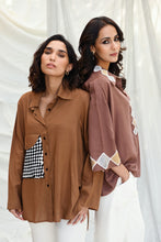 Load image into Gallery viewer, Black & White Check Pocket Shirt