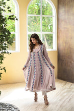 Load image into Gallery viewer, Floral kali kurta- ready to dispatch in small and medium*