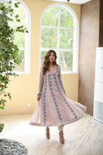 Load image into Gallery viewer, Floral kali kurta- ready to dispatch in small and medium*
