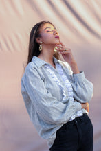 Load image into Gallery viewer, Ruffle front shirt