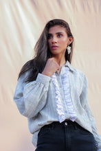 Load image into Gallery viewer, Ruffle front shirt