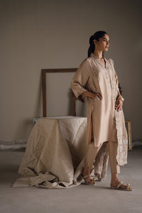 Nasma set in beige – HinaMohamed