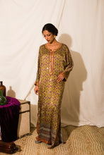 Load image into Gallery viewer, Silk Kaftan in Olive
