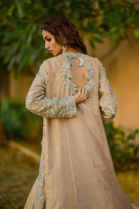 Champagne bridal (full outfit:shirt & lengha)