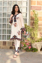 Load image into Gallery viewer, Ivory with multi embroidery with kurta with pant
